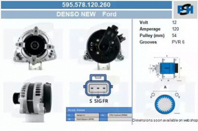 CV PSH 595578120260 -  Генератор